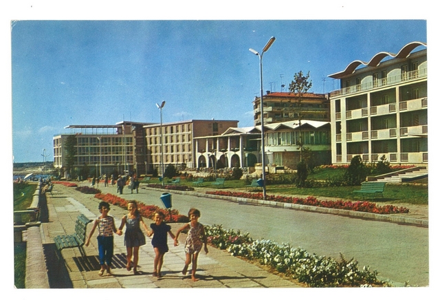 1967 - Mangalia. Pe faleza